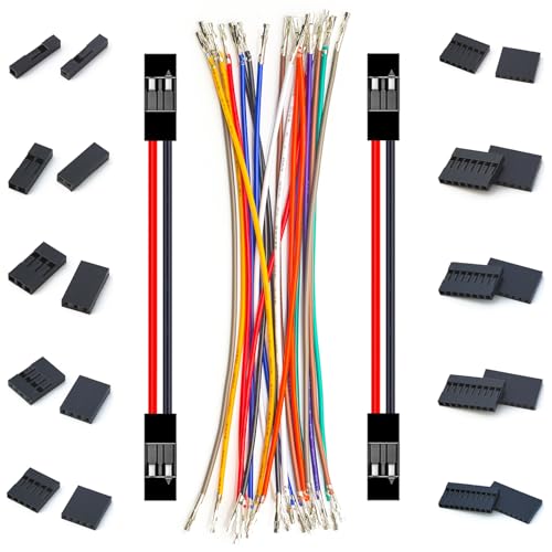 Cable precrimpado Dupont 2.54mm hembra a hembra 50cm miniatura 1