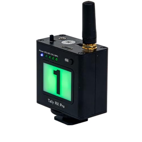 TYSTVideo SL-100 Wireless Tally Light Intégré 3,7 V 1200 mAh pour panneau sans fil VMix 1600 Cover