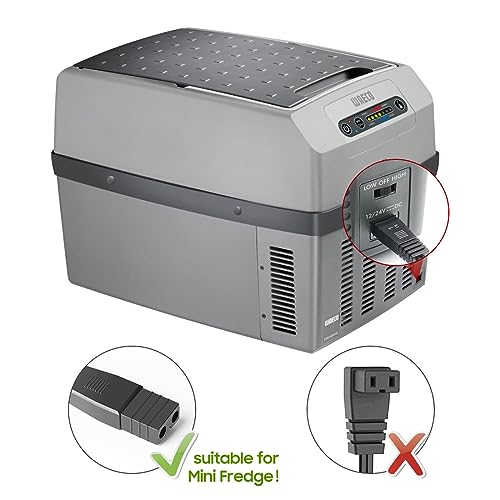 Image of DC 12V /24V 2 Pin Lead Car Cooler Box Mini Fridge Charger Charging Cable for Igloo Wagan Juggernog Mobicool Cooler Auto Cigarette Lighter DC Extension Cord Power Cable Plug Wire Car Travel