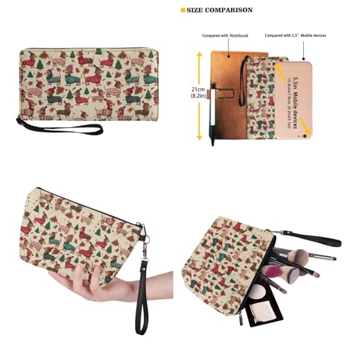 Image of Top Handle Purse for Women, Large Tote Handbag With PU Wallet Set, Gift for Mom