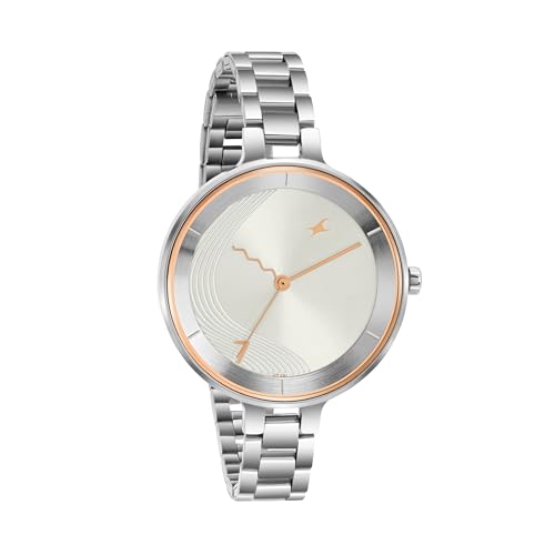 Fastrack Stunners Quartz Analog Silver dial Stainless Steel Strap Watch for Girls-6265SM02 (B0CLRCY6C5) Amazon Price History, Amazon Price Tracker