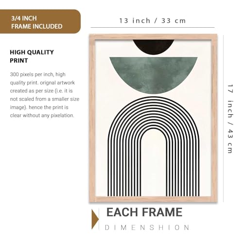 Image of kotart Floral Wall Art Home Decoration | Aesthetic Floral Paintings With Frame For Living Room Bed Room Hotel Wall Decor Digital Reprint Set of 9 (13X17 inch)