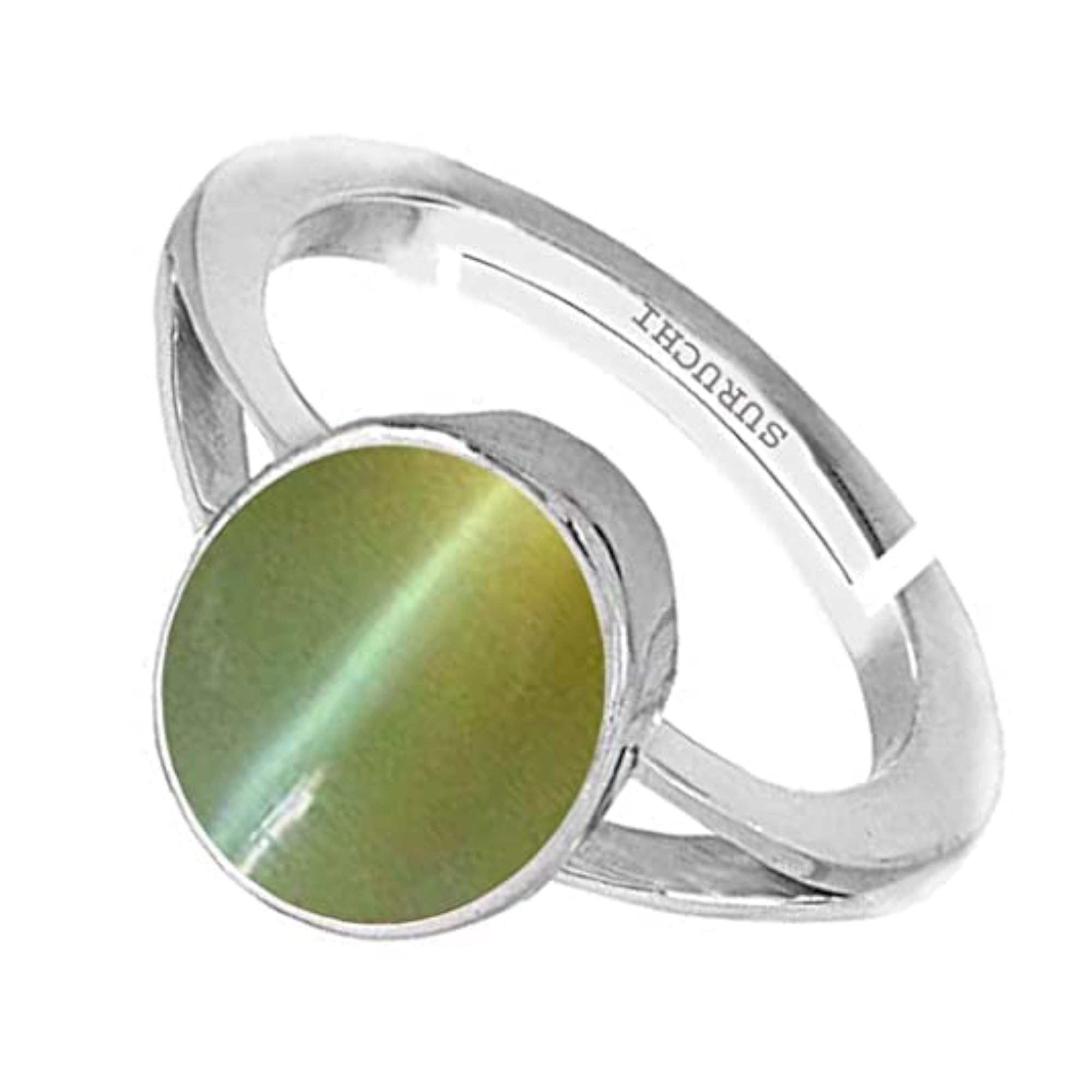 Women's Cats Eye 6.25 Ratti Adjustable Sterling Silver Ring