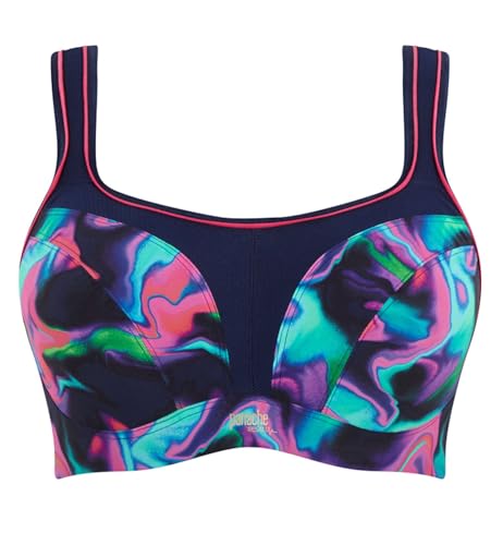 Image of Panache Women's Full-Busted Underwire Sports Bra, 5021, Cyber Swirl, 28F