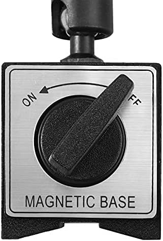 Neoteck Magnetic Base Stand for Digital Dial Indicator Gauge 176lbs80kg Max Pull Widely Used in All Kinds of Machine Tools and Measurement Accuracy of Scientific Research, Black
