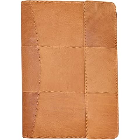 Conference folder A4 leather, writing case A4 zip, document folder A4 leather Cover
