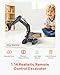 VEVOR Remote Control Excavator Toy, 1:14 Scale Remote Control Digger with Metal Shovel, 22 Channel RC Excavator with Lights & Sounds, Full Functional Construction Vehicles for Kids, Birthday Present