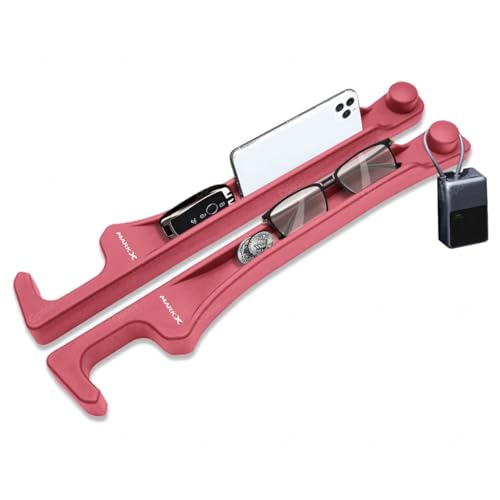 マークX 車用隙間クッション シートコンソール 隙間埋め 車用 シート隙間埋め マークX 120系 130系 150系 シート 座席隙間クッション 小物入れ 落下防止 インテリア(レッド)