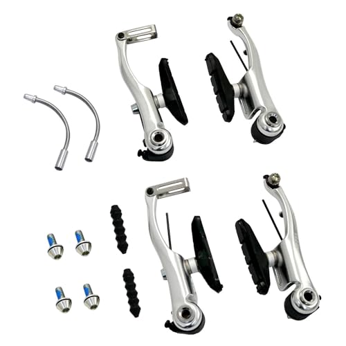 Dia-COMPE VC733 V-Brake Set Calipers Long arm, Silver, DP2854
