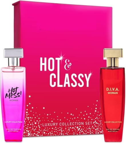 DK Hot & Classy - Juego de regalo para mujer, 2 x 50 ml con...