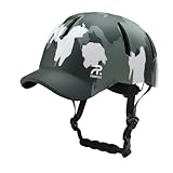 FROFILE Bike Helmet for Men Women - (Medium, Dark Camo) Baseball Cap Bike Helmet with Magnetic Clasp Bike Helmets for Adults Bicycle Helmets for Men Women