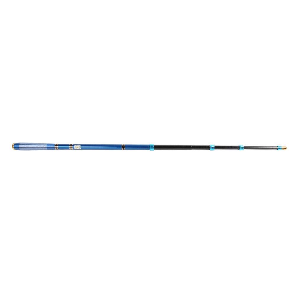 Alomejor Canna da Pesca Telescopica in Fibra di Carbonio Canna da Pesca Ultraleggera da Viaggio per Pesca in Acqua Salata