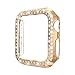 Produktbild FEFD Für Apple Watch Case Cover 38mm 40mm 42mm 44mm Diamond Protector Case 7/6/5/4/3/2/1 Watch Zubehör (Color : Gold, Size : 40MM)