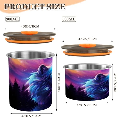 Envase hermético acero inoxidable para café 500 ml miniatura 2