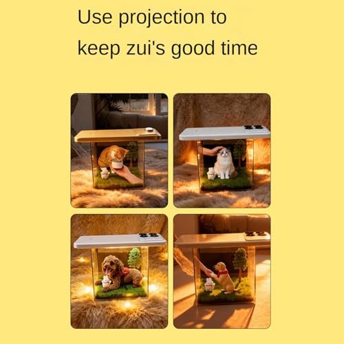 Recuerdo holográfico para mascotas efecto visual tridimensional en acrílico 5