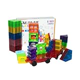 LATI 130 pcs Magnetic Tiles, Magnet Building...