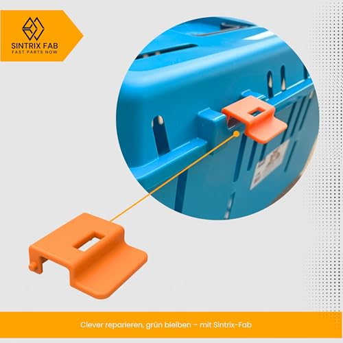 Sintrix Fab Ersatz-Verschlussclip Gelb, kompatibel mit Pet Caddy I+II & Caddy Compact – Ersatzteil Clip für Transportbox Katze & Hundebox Auto