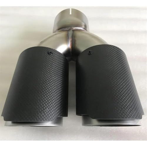 Embout d'échappement double pour corriger le style d'origine sur Série 3 70-89mm