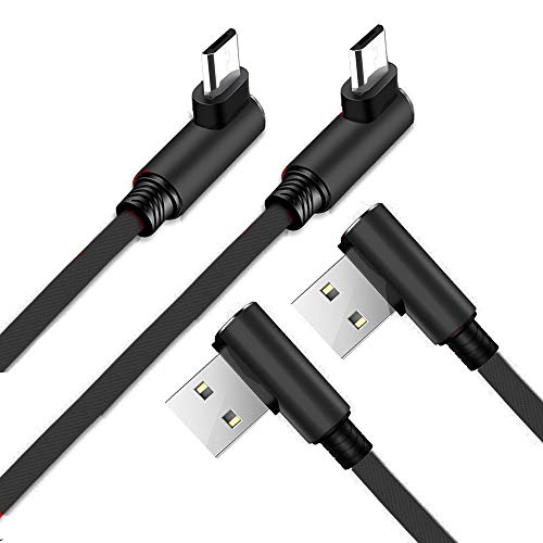 nerochobi T.O様 リクエスト 2点 Ｌサイズ Amazon | micro usb ケーブル l字 2本 0.25m 急速充電 高速