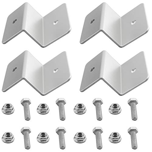 Kit de montagem de suporte Z painel solar DGZZI para RV, telhado, barco, offGrid 4 conjuntos