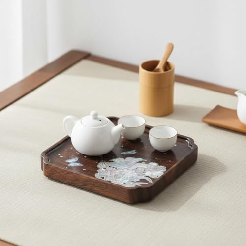 Plateau de service rétro pour tasse à thé et accessoires de cérémonie - 6