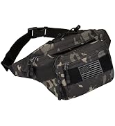 ArcEnCiel Tactical Fanny Pack for Men Waist Bag Military Hip Belt Outdoor Hiking Fishing Bumbag w...