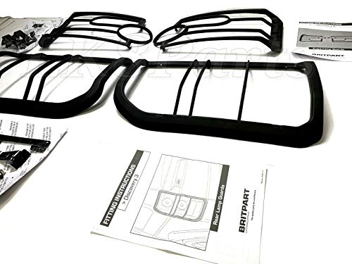 Proper Spec LR3 05-09 Front and Rear Light LAMP Guard Set VUB501380 VUB501200 New