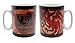 Game of Thrones - Taza gigante de 460 ml – Targaryen – Fire & Blood – en caja de blíster.