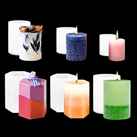 Nizirioo DIY Silicone Candle Moulds Set Cover
