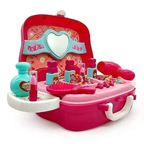 Ditto Goods Beauty Makeup and Cosmetic Set Suitcase with Makeup Accessories for Kids Girls - Pink, Plastic, Pack of 1 Set (19 Pieces) (B0CMJ51WJQ) Amazon Price History, Amazon Price Tracker