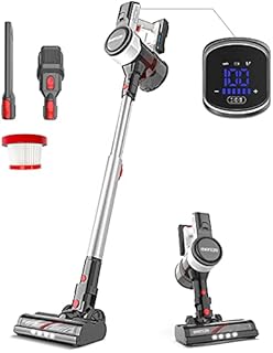 Evereze Cordless Vacuum Cleaner, Stick Vacuum Cleaner 25 Kpa Powerful Suction Reachargeable Battery