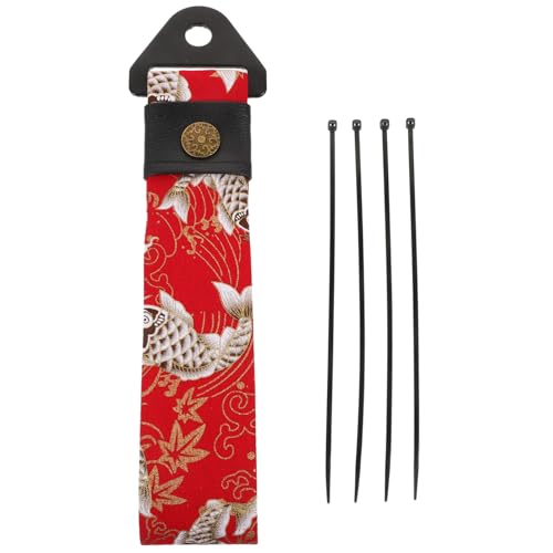 Parliky Gancho Decorativo para Parachoques de Coche Estilo Japonés Gancho de Remolque Rojo Koi Accesorio para Decoración Delantera de Vehículos