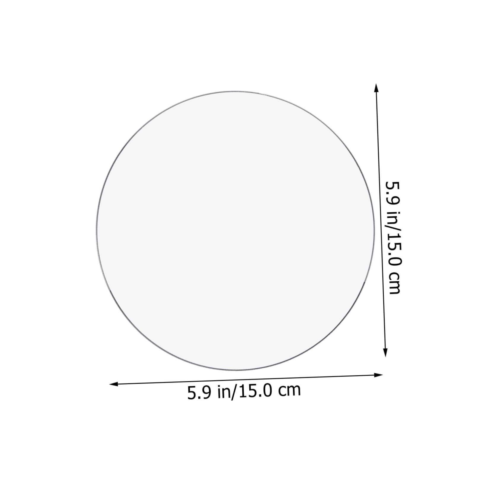 Cabilock Safety Mirror Wide Angle Blind Spot Lens for Garage Parking Assist and Corner Viewing Security Mirror for Indoor and Outdoor Use