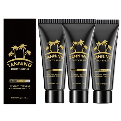 Acelerador de bronceado para bronceado, crema de solarium con bronceador, loción bronceadora intensa, resultados de bronceado duradero, experiencia de bronceado natural (3 unidades)