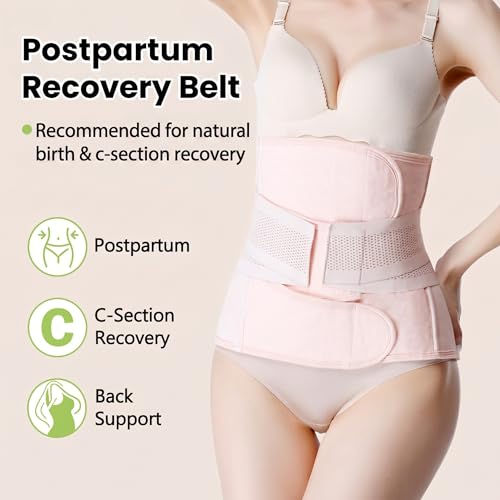 Image of Postpartum Girdle C-Section Recovery Belt Back Support Belly Wrap Belly Band Shapewear
