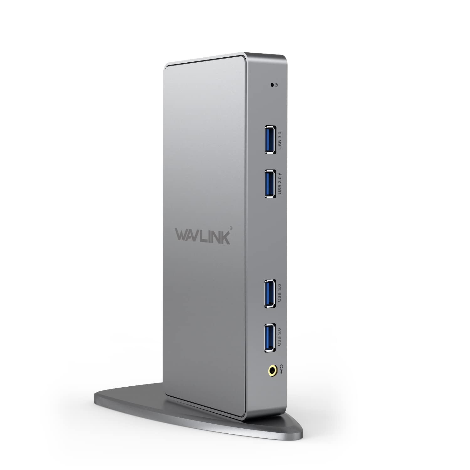 WAVLINK USB 3.0 Universal Laptop Docking Station Dual Monitor for Windows and Mac, 12-in-1 Aluminum 