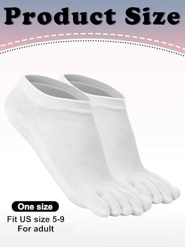 36 Pairs Women Toe Socks Bulk Cotton Ankle Five Toe Sock Low Cut for Women Men Athletic Running3