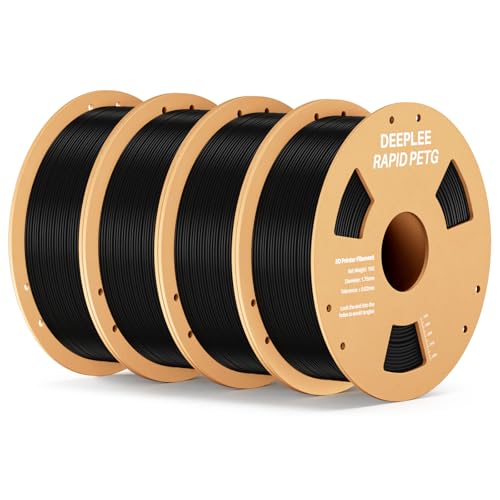 Image of Rapid PETG Filament 1.75mm 4 Pack 1kg Black