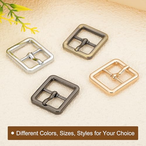 Boucle à broche unique uxcell en métal robuste pour sangle cuir
