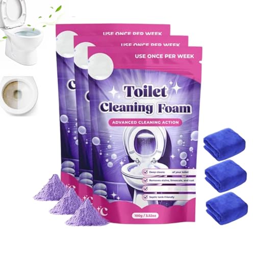 Action Immédiate Pour Garder Vos Toilettes Propres avec Fizzclean WC (3PC)