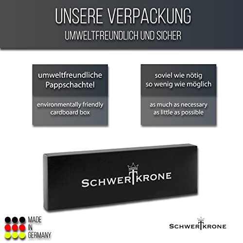 Schwertkrone Solingen Broodmes met gekartelde rand, roestvrij staal, 19 cm lemmet, vaatwasmachinebestendig, Made in Germany, voor brood en broodjes - Image 7