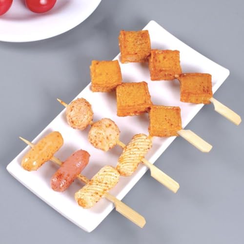 Brochettes de bambou en bois de qualité supérieure pour cocktail - 5
