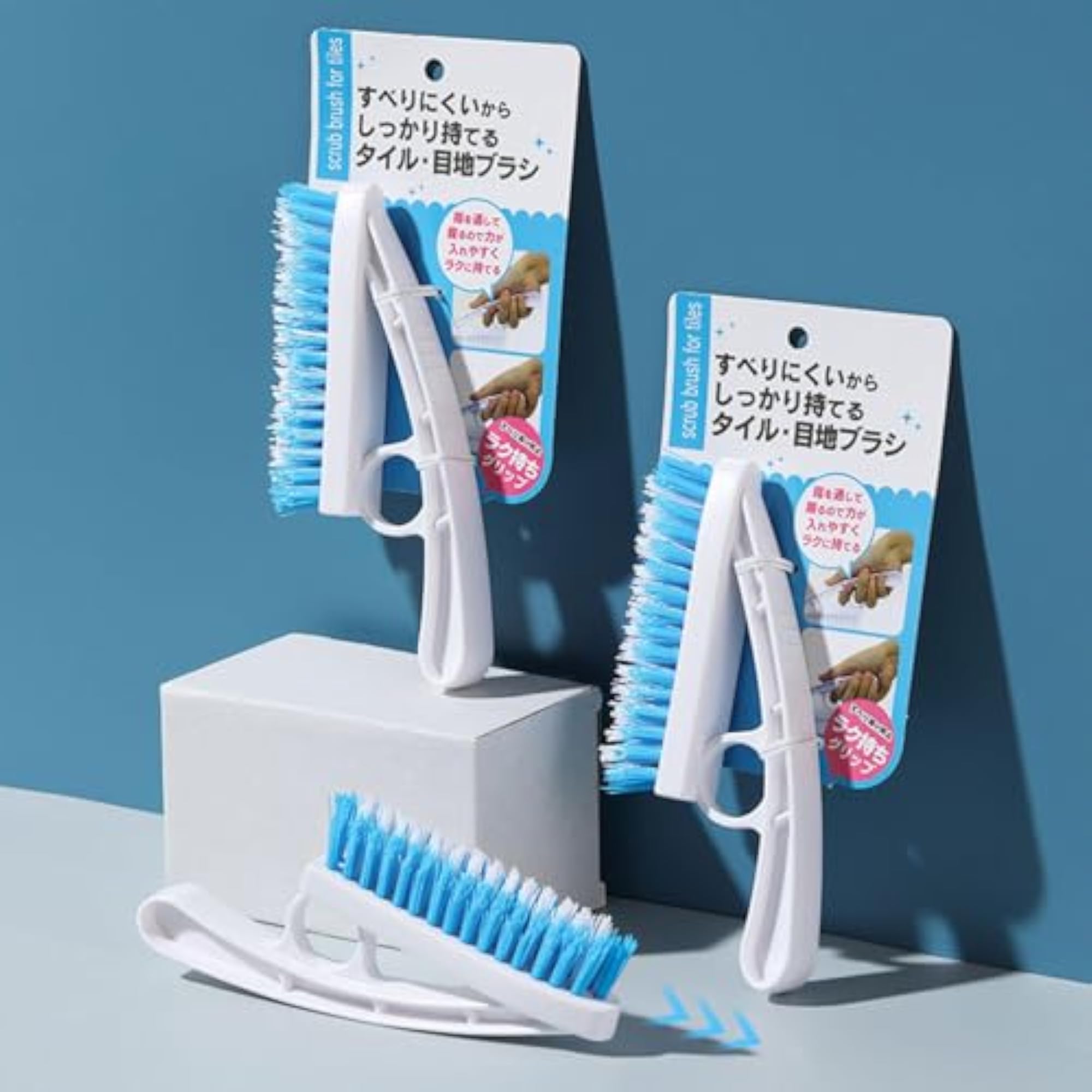 Bathtub Scrubber Grout Cleaner Brush, 3 Pieces
