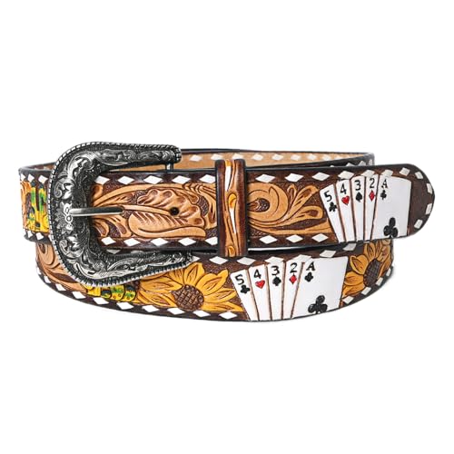 American Darling Beautifully Hand Tooled Brown Genuine American