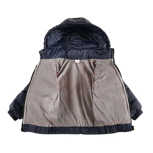 Kids Padded Coat Child Winter Thick Jacket Hooded Warm Cotton Jacket4