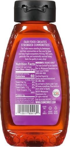 Wholesome Sweeteners 00280721 Organic Raw Unfiltered Honey thumb #2