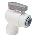 Parker LFPP6VFE6 Ball Valve, Tube to Female Pipe, Polypropylene, Push-to-Connect 90 Degree Elbow, 3/8"