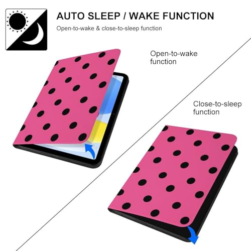 Coque iPad fine rose compatible iPad 11 2025 et iPad 10.9 2022 - 3