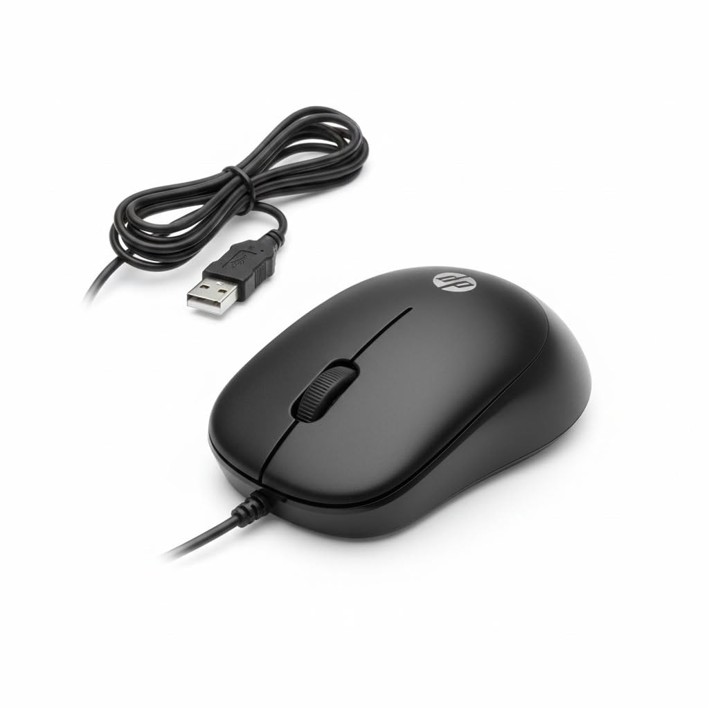 HP 115 Wired Mouse (B88K6AA) — Amazon image 2