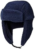 Amazon Brand - Goodthreads Men's Sherpa Trapper Hat, Navy, Small